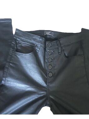 High-Rise Black faux leather denim Abercrombie & Fitch Size 2 Women's Jeans